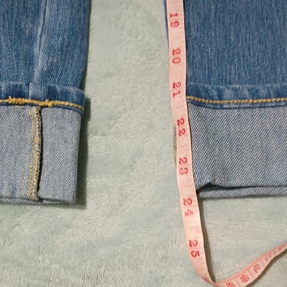 Belle Kim Gravel Light Blue Ankle Jeans Women Size 4P - Picture 5 of 12